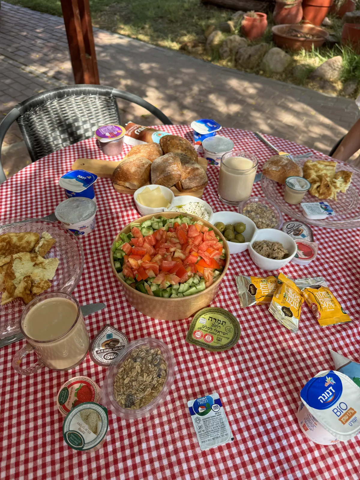 ארוחת בוקר בקיבוץ אליפז